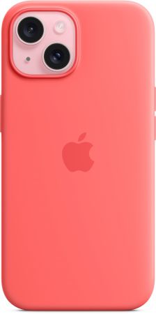 Чохол APPLE для iPhone 15 Silicone Case with MagSafe Guava (MT0V3ZM/A) | Фото 7