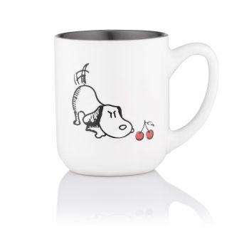 Чашка ARDESTO Dog, 380мл, кераміка, біло-сірий (AR3057) Чашка ARDESTO Dog, 380мл, кераміка, біло-сірий (AR3057) | Фото 2