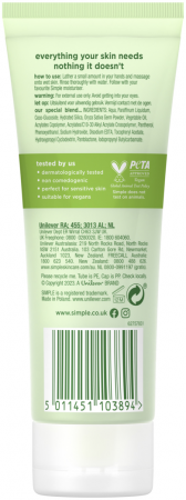 Скраб для обличчя вирівнювальний Simple Smoothing Facial Scrub 75мл | Фото 2