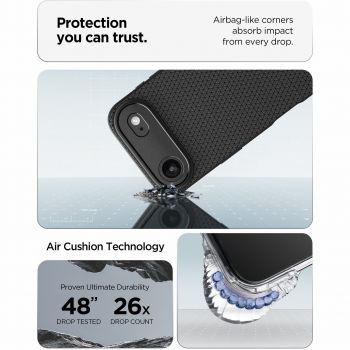 Чохол Spigen для APPLE iPhone Air Liquid Air Matte Black (ACS10302) | Фото 14