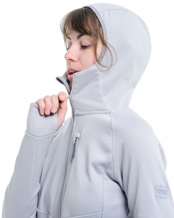 Фліс жіночий TURBAT Peak Wmn vapor grey S світло-сірий (012.004.3946) | Фото 14