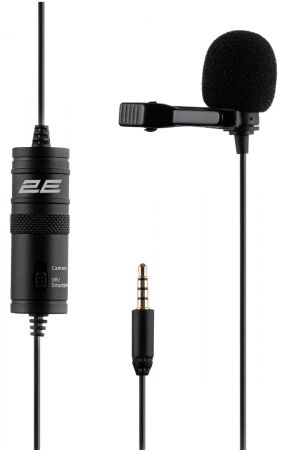 Мікрофон-петличка 2Е ML010 3.5mm (2E-ML010) Мікрофон-петличка 2Е ML010 3.5mm (2E-ML010) | Фото 1