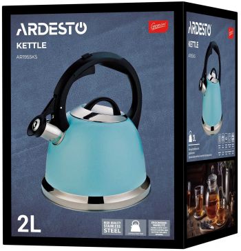 Чайник ARDESTO Gemini, 2 л, нержавіюча сталь (AR1955KS) | Фото 5