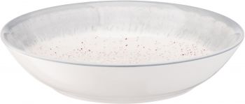 Тарілка супова Ardesto Siena 20 см, біло-сіра (AR2920SW) | Фото 3