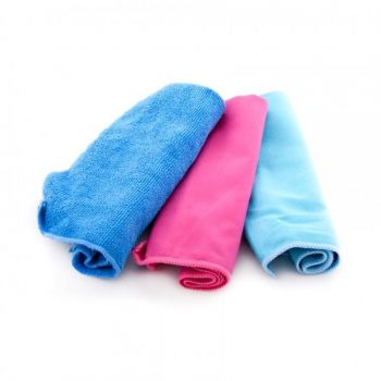 Набір ганчірок Carlife З мікрофібри 30x40 3шт (скло, панель, універсальна) (CC905) | Фото 2