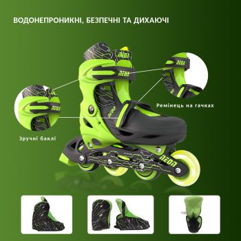 NEON Combo Skates Салатовый (Размер 34-37) (NT10G4) NEON Combo Skates Салатовый (Размер 34-37) (NT10G4) | Фото 10