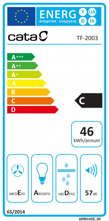 Витяжка CATA F-2003 Duralum 700 (02089305) | Фото 4