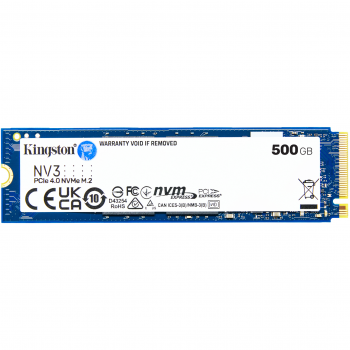 SSD Накопичувач KINGSTON M.2 500GB PCIe 4.0 NV3 (SNV3S/500G) | Фото 1