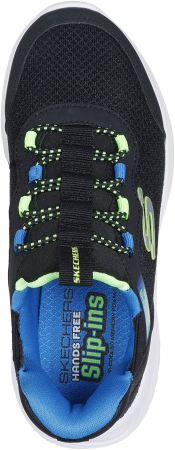 Кросівки для хлопчиків Skechers  403822L BBLM 30 (13 US) чорні | Фото 4