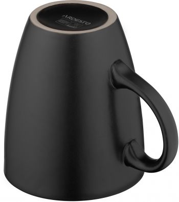 Чашка Ardesto Bolzano, 380мл, кераміка, чорно-коричневий (AR2938BM) Чашка Ardesto Bolzano, 380мл, кераміка, чорно-коричневий (AR2938BM) | Фото 2