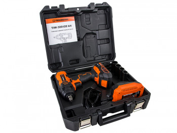 Гайковерт ударний акумуляторний Tekhmann TIW-300/i20 kit 20В (848398) | Фото 6