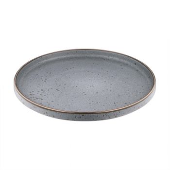 Купить тарелку, блюдо Тарілка десертна ARDESTO Fasano, 19.6см, сірий чорний (AR0319FDG) | Фото 3