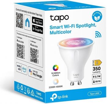 Розумна багатобарвна Лампа Wi-Fi TP-LINK Tapo L630 N300 GU10 (TAPO-L630) Розумна багатобарвна Лампа Wi-Fi TP-LINK Tapo L630 N300 GU10 (TAPO-L630) | Фото 2