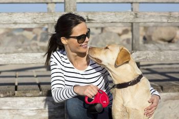 Повідець-рулетка Flexi New Classic M 5 м Чорний (4000498022627) | Фото 4