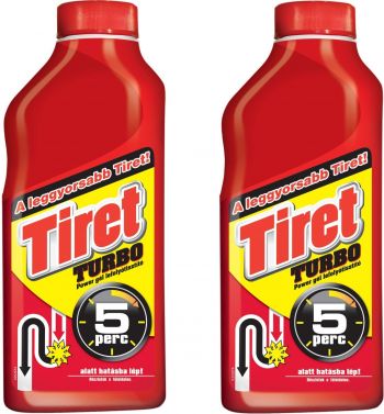 Засіб для усунення та профілактики засорів у каналізаційних трубах Tiret Turbo 500 мл | Фото 3