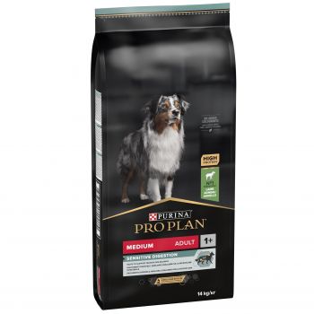 Сухий корм для собак середніх порід із чутл. травленням Purina Pro Plan Medium Sensitive ягня, 3 кг(7613035214798) | Фото 1