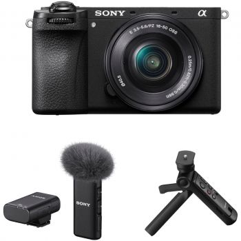 Фотоапарат SONY Alpha a6400 + 16-50 Black Creator Kit (ILCE6400LB_СrKit) | Фото 12