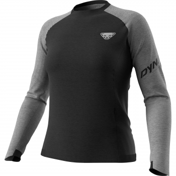 Реглан жіночий Dynafit 24/7 PTC Pullover W 71509 0541 S чорний/сірий (016.002.2084	) | Фото 1