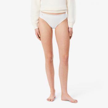 Жіночі труси-сліпи Lacoste 8F1338NUA S 3 шт. чорний/білий/сірий (8F1338NUATS) | Фото 5