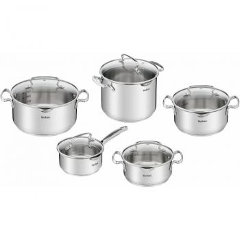 Купить набор посуды Набір посуду TEFAL Duetto Plus, 10 предметів (G719SA55) | Фото 1