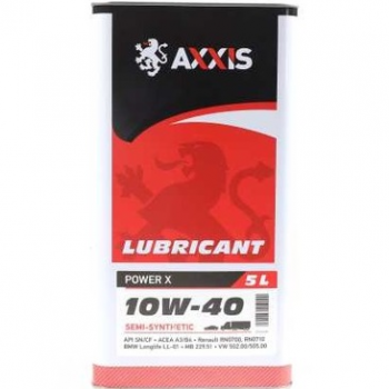 Олива моторна Axxis Power Х 10W-40 5л (AX-2177) (48021286119) | Фото 1