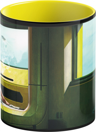 Кружка GoodLoot Game Art Chronicles Cyberpunk 2077 V & Edward Hopper (5908305247647) | Фото 2