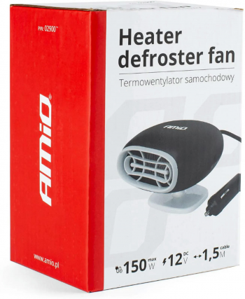 Тепловентилятор автомобільний Amio 12V 150W CH-09 02900 (5903293029008) | Фото 4