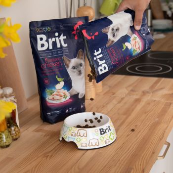Сухий корм для стерилізованих котів Brit Premium by Nature Cat Sterilised з куркою 0,8 кг(8595602553075) Сухий корм для стерилізованих котів Brit Premium by Nature Cat Sterilised з куркою 0,8 кг(8595602553075) | Фото 4