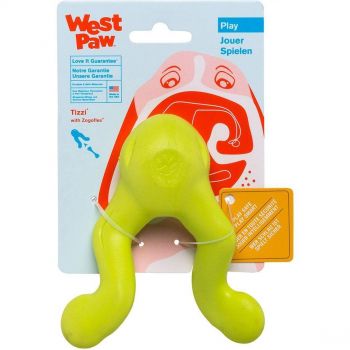 Іграшка для собак West Paw Tizzi Small Тіззі для ласощів маленька зелена 11см (ZG060GRN) | Фото 1