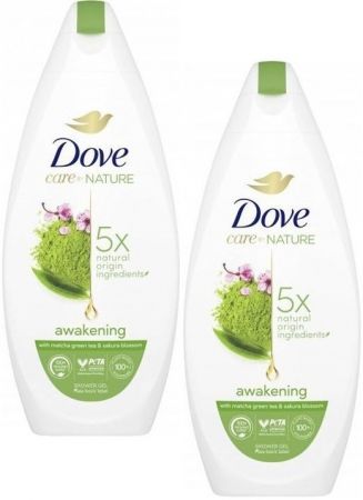 Гель-крем для душу DOVE Пробудження з матчою та квітами сакури 225 мл(8720181222368) | Фото 2