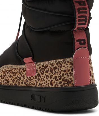 Чоботи жіночі Puma Snowbae Wns Animal Flair 402654-01 39 (6 UK) чорні (4069156729667) | Фото 6