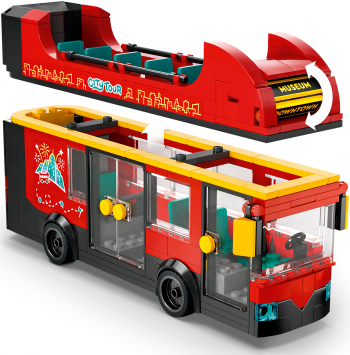 Купить конструктор Конструктор LEGO City Червоний двоповерховий екскурсійний автобус (60407) | Фото 3