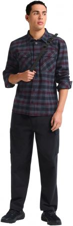 Сорочка чоловіча Jack Wolfskin Baja Flannel Shirt M A65028_T0003 XL сливова/синя (4064886564205) Сорочка чоловіча Jack Wolfskin Baja Flannel Shirt M A65028_T0003 XL сливова/синя (4064886564205) | Фото 2