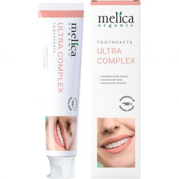 Зубна паста Melica Organic Ultracomlex 100 мл (4770416004829) Купить зубную пасту и ополаскиватель Зубна паста Melica Organic Ultracomlex 100 мл (4770416004829) | Фото 1