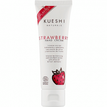 Крем для рук Kueshi Strawberry hand cream полуниця 75 мл (8436568902456) | Фото 1