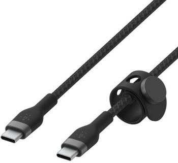 BELKIN USB-C - USB-C, BRAIDED SILICONE, 1m, black (CAB011BT1MBK) BELKIN USB-C - USB-C, BRAIDED SILICONE, 1m, black (CAB011BT1MBK) | Фото 5