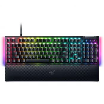 Ігрова клавіатура RAZER BlackWidow V4, 114key, Yellow Switch, USB-A, EN/RU, RGB, Black (RZ03-04692500-R3R1) | Фото 1