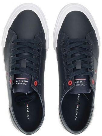 Кеди чоловічі Tommy Hilfiger Core Corporate Vulc Leather FM0FM04561-DW5 44 сині (8720643115979) | Фото 7