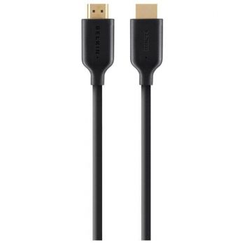 BELKIN HDMI AM/AM High Speed w/Ethernet 2м, BLACK,GOLD (F3Y021bt2M) | Фото 1