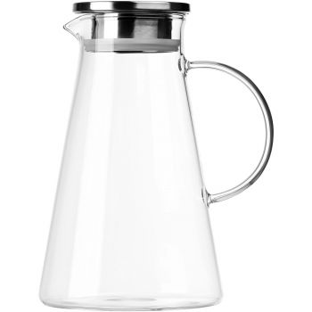 Купить кувшин и графин Глечик з кришкою ARDESTO 1800мл, боросилікатне скло (AR2618BPG) | Фото 1