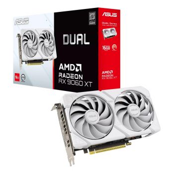 Відеокарта ASUS Radeon RX 9060 XT 16GB GDDR6 OC DUAL RX9060XT 16G WHITE (90YV0LG3-M0NA00) Купить видеокарту Відеокарта ASUS Radeon RX 9060 XT 16GB GDDR6 OC DUAL RX9060XT 16G WHITE (90YV0LG3-M0NA00) | Фото 9