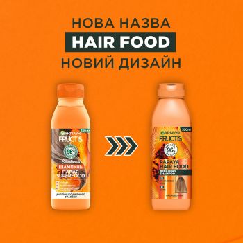 Шампунь Garnier Fructis відновлення для пошкодженого волосся папайя 350 мл (3600542290074) | Фото 7