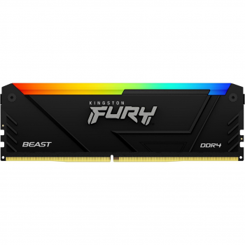 Пам'ять для ПК KINGSTON DDR4-3200 64GB KIT (32GBx2) FURY Beast RGB (KF432C16BB2AK2/64) | Фото 1