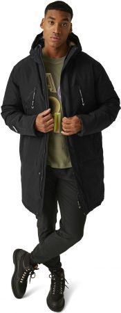 Парка чоловіча Regatta CLRNyonsMenWPPad RMP393-800 XL чорна (5063019803104) | Фото 5