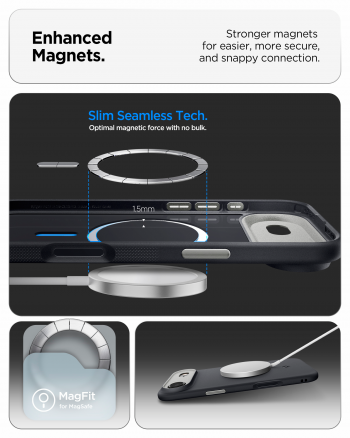 Чохол Spigen для APPLE iPhone  Air, Nano Pop MagFit, Black Sesame (ACS10301) | Фото 6