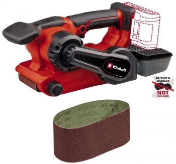 Шліфмашина стрічкова акумуляторна EINHELL TP-BS 18/457 Li 18В (без АКБ та ЗП) (4466270) | Фото 2