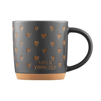 Купить чашку, кружку Чашка ARDESTO Alda, 365мл, кераміка, сірий (AR3496) | Фото 5