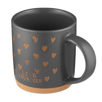 Купить чашку, кружку Чашка ARDESTO Alda, 365мл, кераміка, сірий (AR3496) | Фото 2