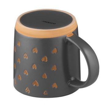 Купить чашку, кружку Чашка ARDESTO Alda, 365мл, кераміка, сірий (AR3496) | Фото 6