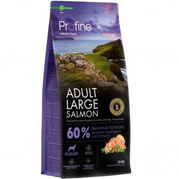 Сухий корм Profine Large Salmon and Potatoes для великих порід з лососем та картоплею 12 кг (8595602569519) | Фото 1